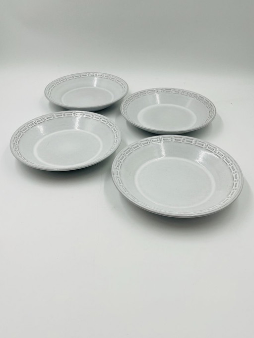 Set di 4 piatti fondi Karl Leutner Ceramano Epsilon