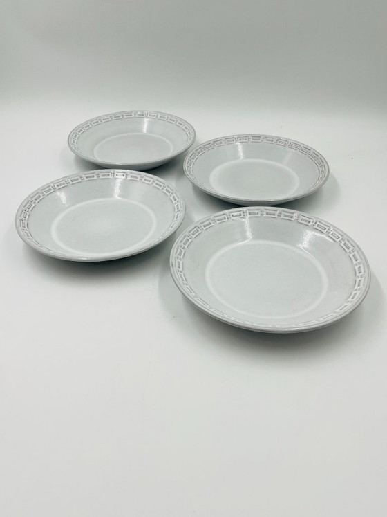 Image 1 of Set di 4 piatti fondi Karl Leutner Ceramano Epsilon