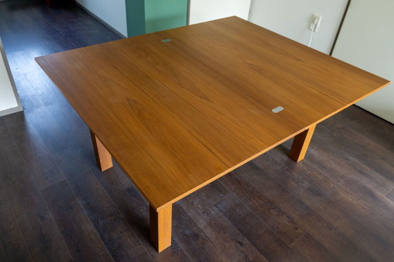 Image 1 of Komplettes Esszimmer-Set: Schmieden Designerstühle + Teakholztisch