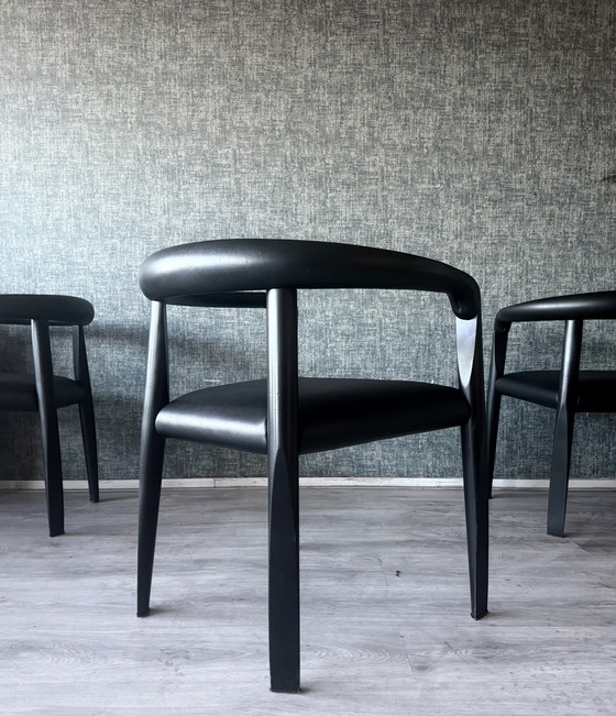 Image 1 of 6 poltrone “Miss” design di Afra & Tobia Scarpa,1986 circa per Molteni