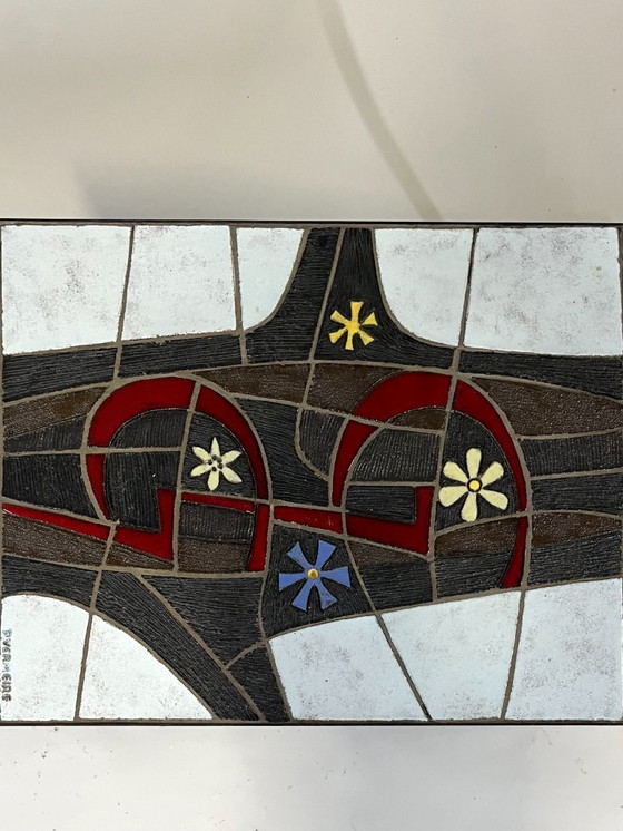 Image 1 of Tavolino in ceramica di Paul Vermeire per Perignem, Belgio, anni '60