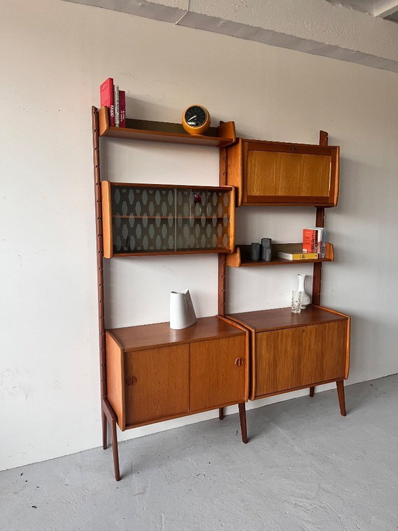 Image 1 of Libreria modulare di John Texmon, Norvegia, anni '60.