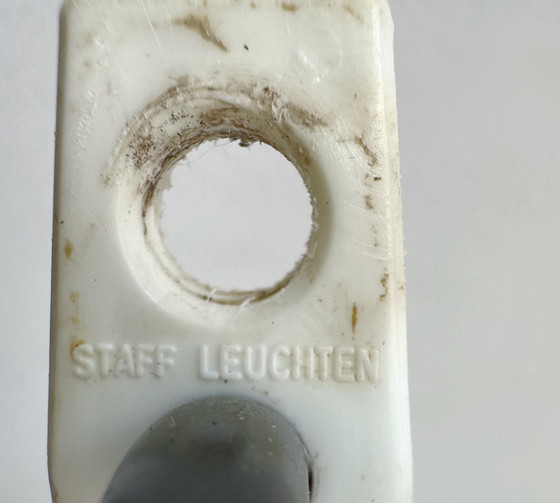 Image 1 of Suspensión cilíndrica opalina Staff Leuchten de los años 60