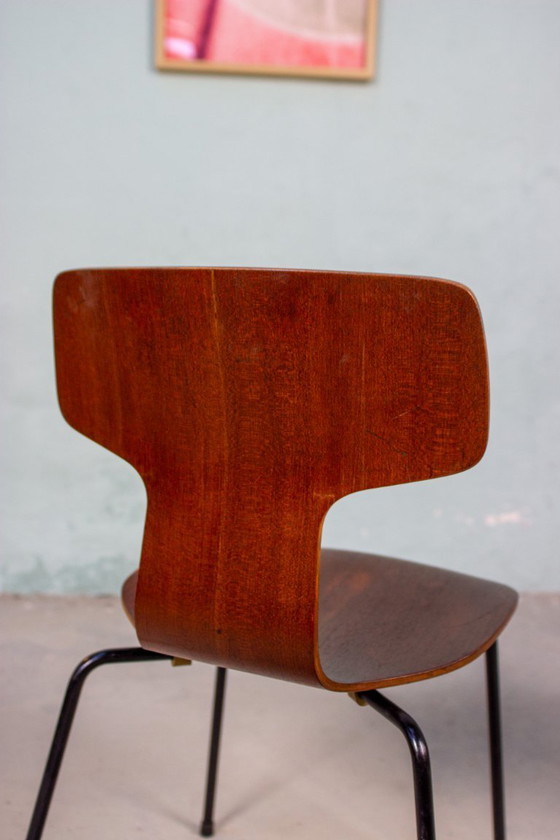 Image 1 of 4 x Arne Jacobsen Fritz Hansen 3103 Hammer Chair, jaren 60 vintage