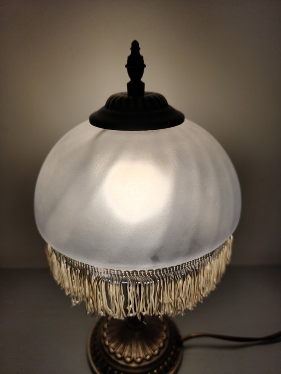 Image 1 of Antique lamp with nylon tassels