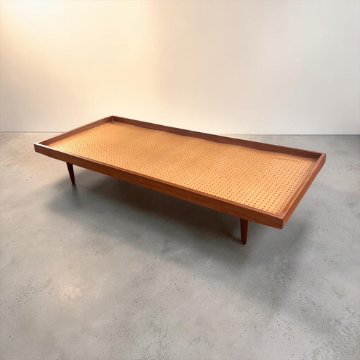 Lit de jour Asko vintage finlandais des années 1950/60 – Fabriqué en Finlande – Sommier Vlavro