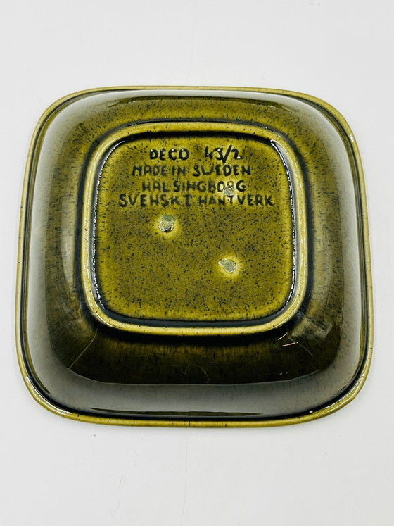 Image 1 of Lotto 2 Piatti quadrati in gres Deco Hälsingborg K.J. Svensson