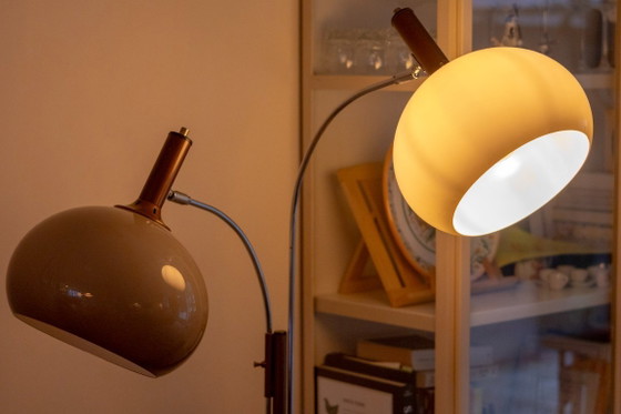 Vintage Dijkstra Floor light with adjustable globes – Dijkstra Lampen, Brass, Plexiglass (photo 19 of 29)