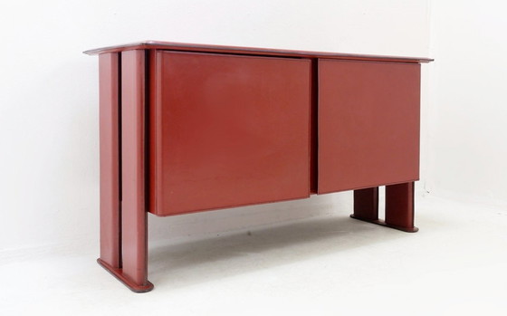 Image 1 of Leather sideboard by De Couro (Brazil) - 1980s