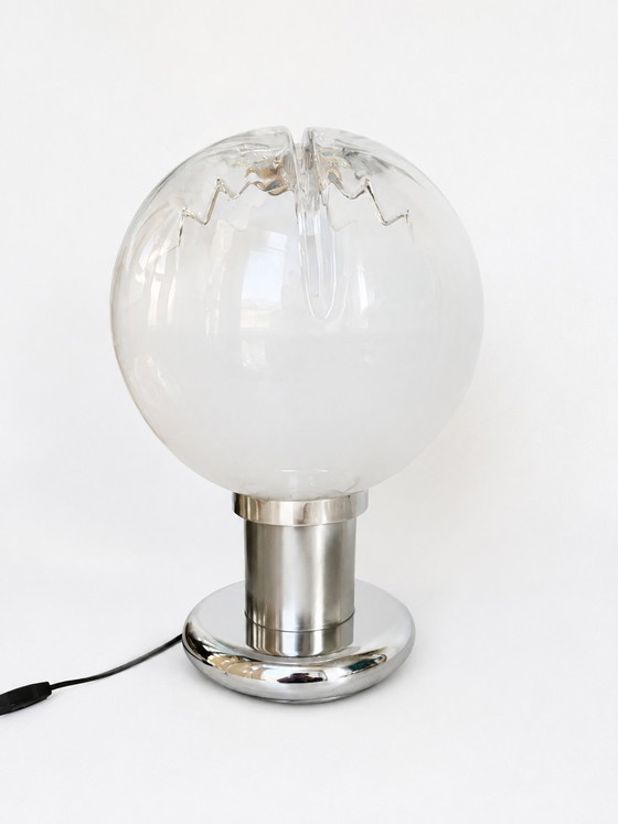 Image 1 of XXL Murano Table Lamp Attributed to Toni Zuccheri for AV Mazzega 70s