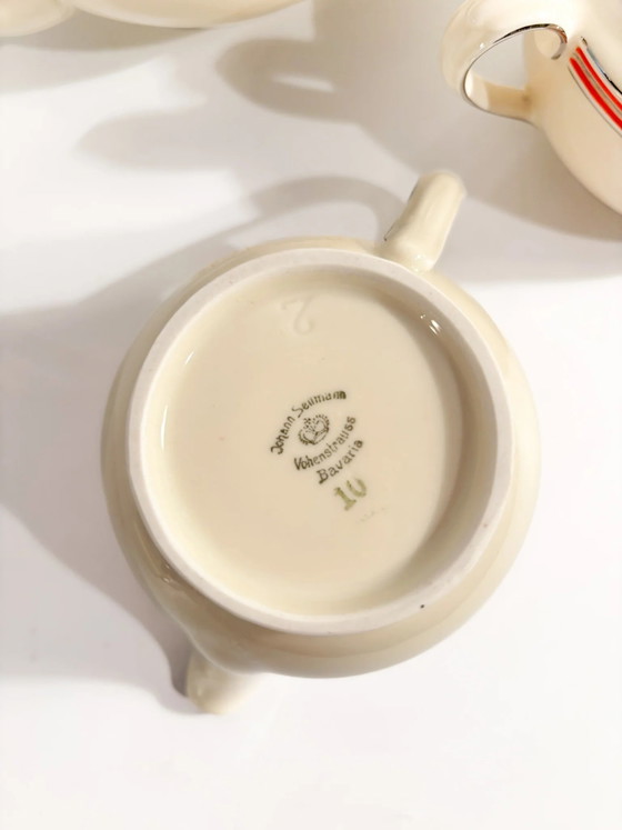 1940s Bavarian Hand-painted Porcelain Tea Set – Table accessories (photo 6 of 6)