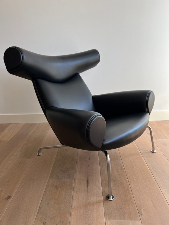 Image 1 of Ox Chair + Ottoman by Hans J. Wegner I Erik Jørgensen