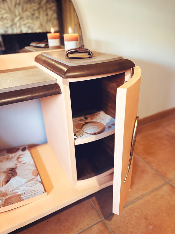 Image 1 of Coiffeuse / consola Art Déco entièrement rénovée — pieza única