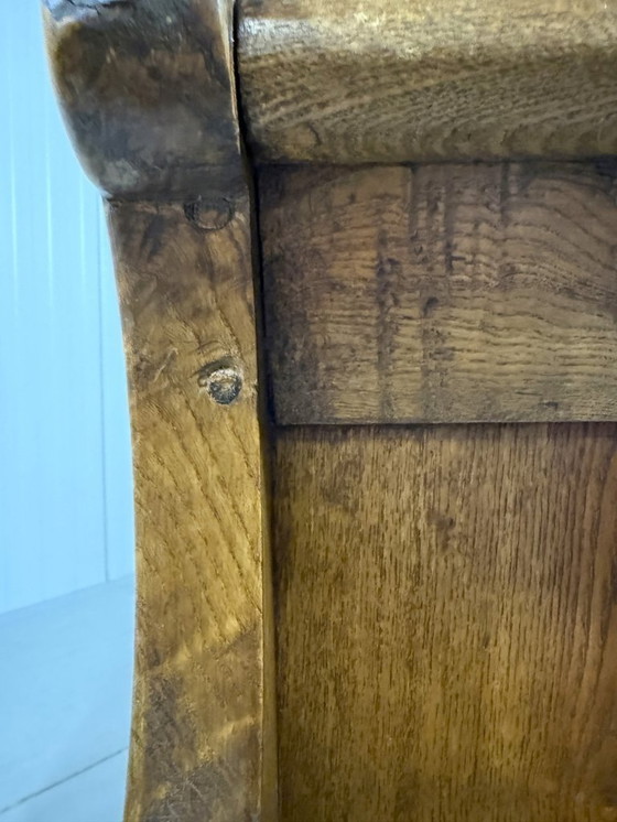 Image 1 of Antique oak bench 1900's