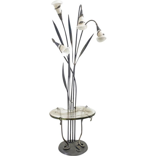 Vintage metal floor lamp