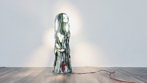 Ernesto Treccani Attr. Table Lamp Or Floor Lamp Ceramic Design Modern Antiques