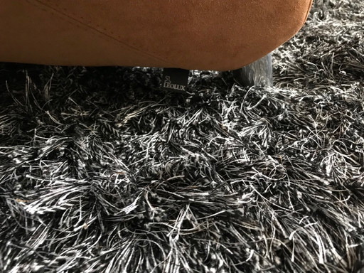 2x Leolux Dolcinea in Terracotta Alcantara in Ottime Condizioni.