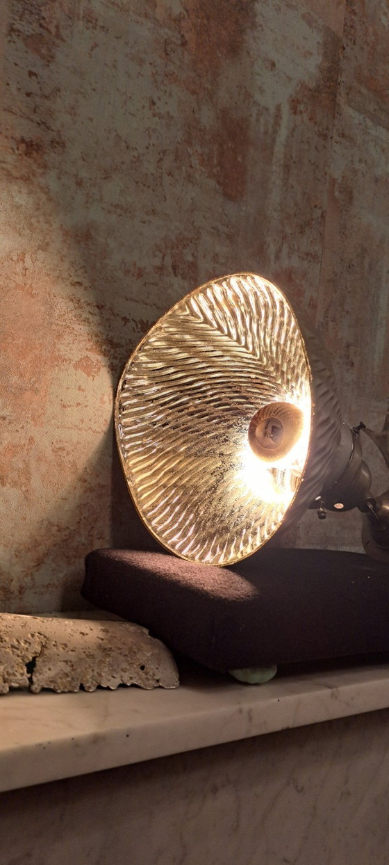 Image 1 of Aplique de pared de cristal de mercurio de la década de 1920.