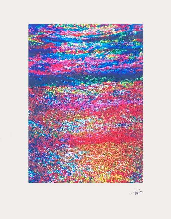 Image 1 of Philippe FRESCO Wasser... das Blut der Erde III Siebdruck 1993