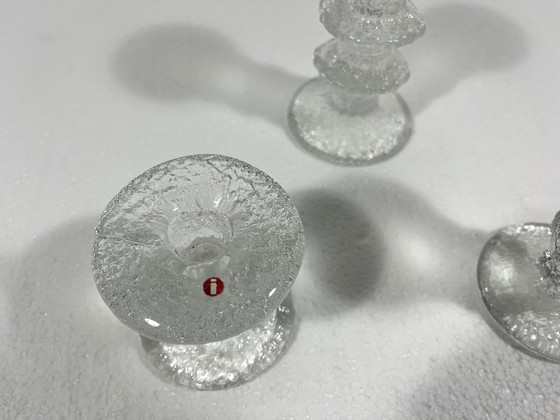 Image 1 of Bougeoirs Festivo par Timo Sarpaneva pour Iittala Finlande