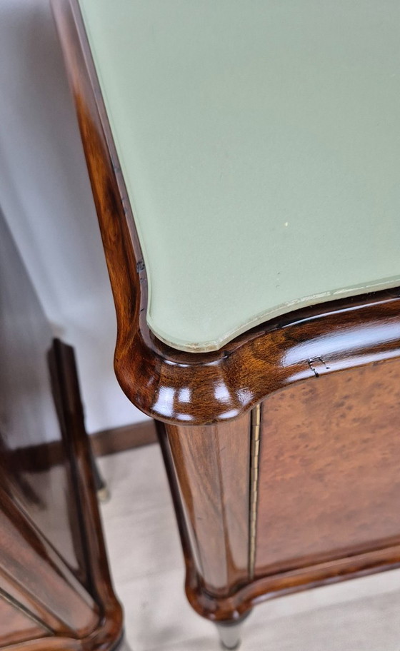 Image 1 of Art Deco bedside tables from the Marche region