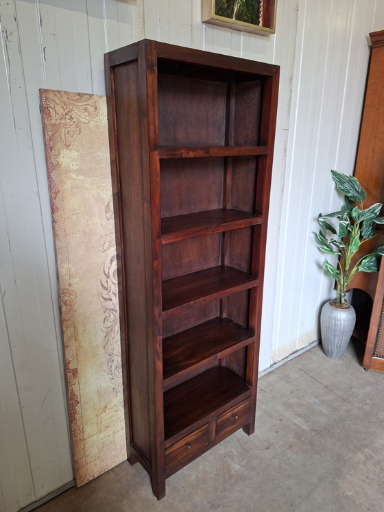 Klassieke boekenkast afm. 69x29cm en 196cm hoog. – Boekenkasten, Wood (photo 6 of 6)