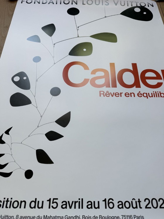 Affiche Expo Poster Design Alexander Calder Sculpture Brutalist – Décorations murales, Paper (photo 4 of 6)