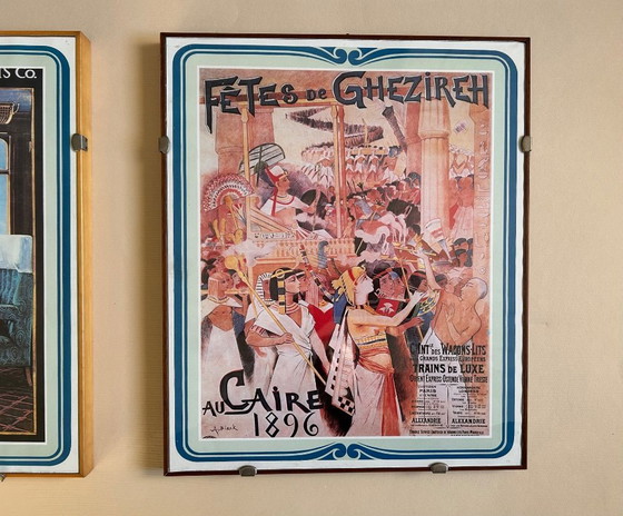 Image 1 of Un paio di immagini pubblicitarie ferroviarie d'epoca