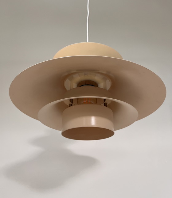 Jeka Metaltryk 1032-P – Vintage Hanglamp – Jeka Metaldryk, Hanglampen, Aluminium (photo 9 of 11)