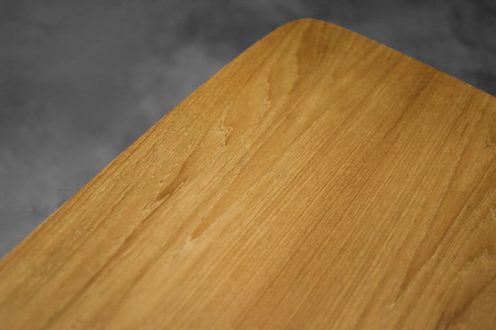 Image 1 of Tavolino danese moderno di metà secolo in teak Hyggebord 55 con ripiano di Gorm Møbler, 1956