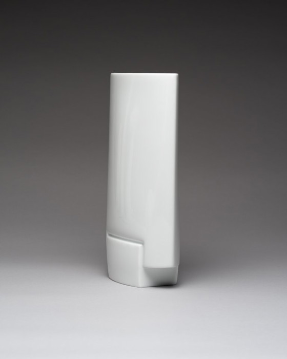 Image 1 of Duo de vases XL en porcelaine Rosenthal vintage : Michael Boehm DEBUT + Platt&Young SPIRIT