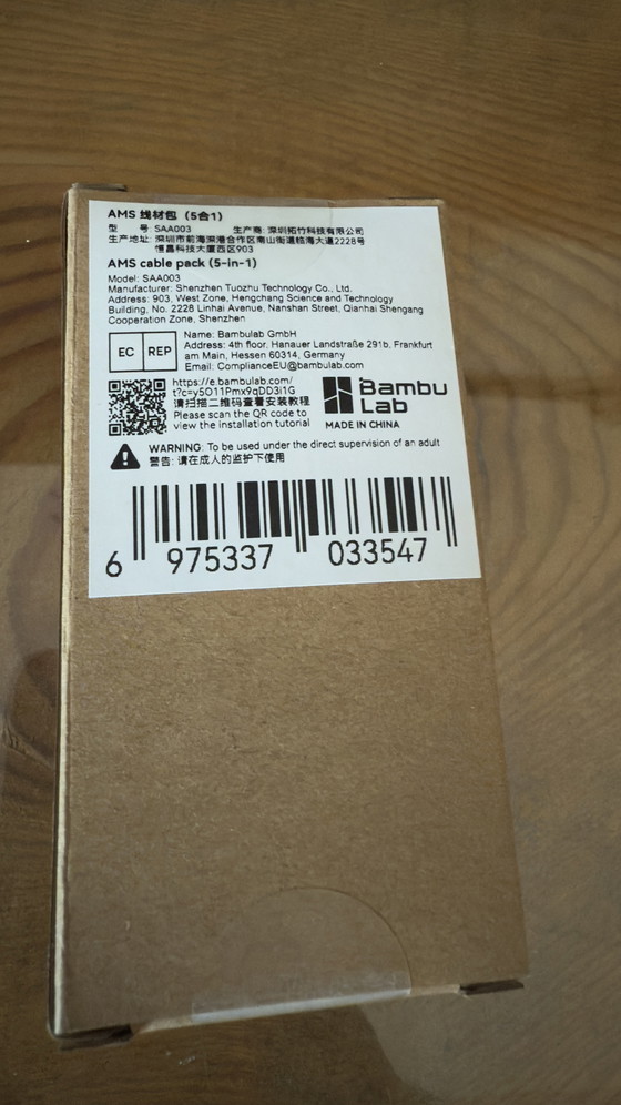 Image 1 of Mod Bambu AMS Hydra con placa base y cable