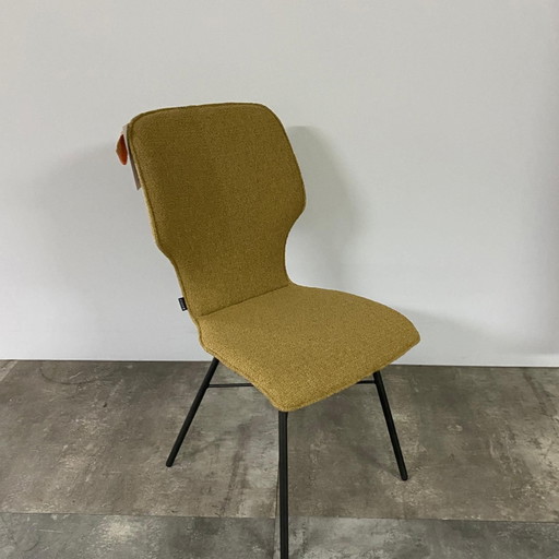 Nevio 4er-Set – Bert Plantagie, eetkamerstoelen, Plastic, Textile