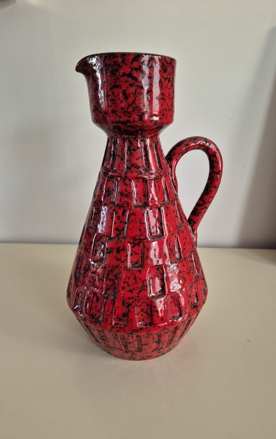 Image 1 of Italiaanse handgemaakte vaas jaren 60/70