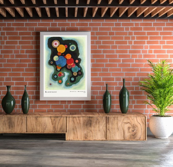 Image 1 of Deep Impulse (Vertiefte Regung, Deepened Impulse) - Kandinsky 1928 - Poster 70 × 100 cm