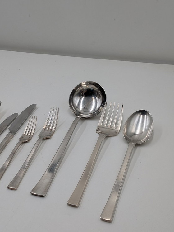 Image 1 of Christofle - Set di posate per 12 persone (109) - Concorde - Argento placcato