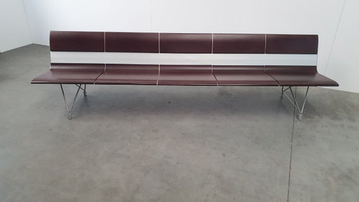 Sellex Aero design bank XL aluminium 311cm Bulo