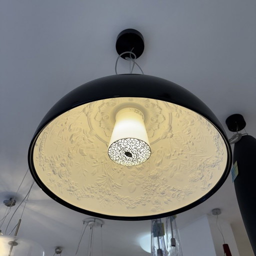 Flos Skygarden 1 Glossy Black Suspension Lamp by Marcel Wanders, Original Design – hanglampen, Metal (photo 2 of 6)
