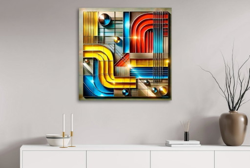 MikoArt-Liquid Gloss®-02/Series-80x80cm-0265