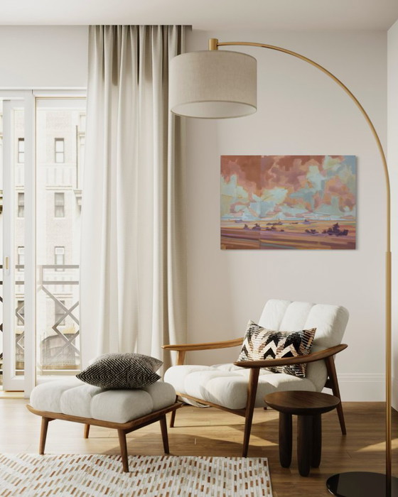 Image 1 of Zwischen Himmel und Erde, Öl auf Leinwand, 100 x 70 cm