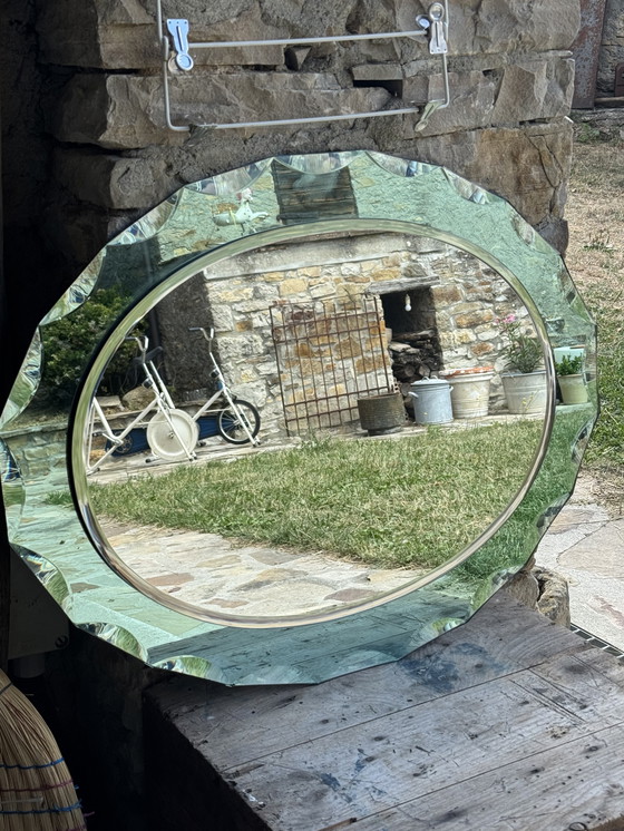 Image 1 of Antonio Lupi XL spiegel groen Christal Luxor '50