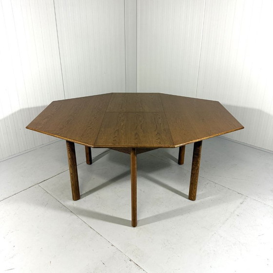 Image 1 of Extendable hexagonal dining table 1970s
