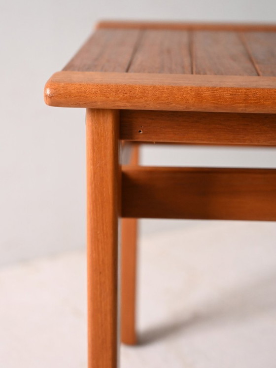 Image 1 of Panca scandinava in teak a doghe, anni '60