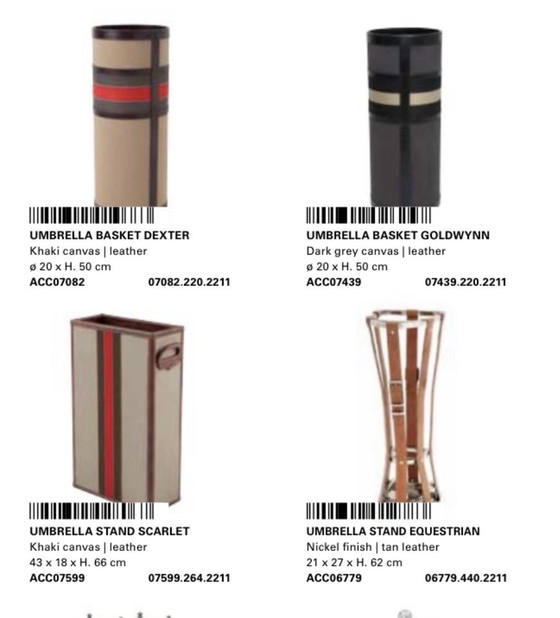 Image 1 of Eichholtz Lamp With Shade And Umbrella Stand