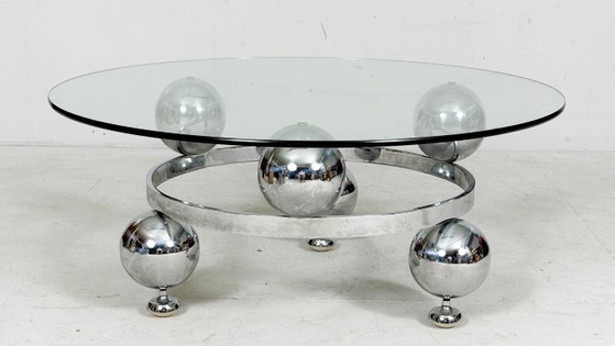 Image 1 of Space Age/Sputnik/Atomic, Coffee Table, Couchtisch, Deutschland, 1970er Jahre