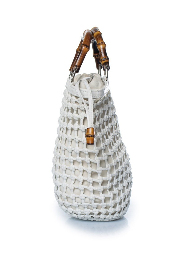 Bolso de mano mini de punto blanco de Gucci – Bolsos de mano, Calfskin, Leather (photo 4 of 12)