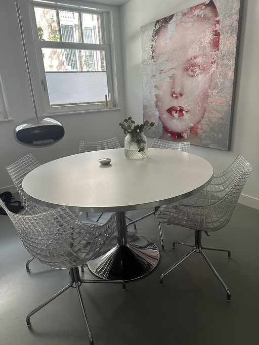 Tara design eetkamer tafel wit