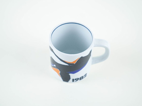 Image 1 of Porzellanbecher, dänisches Design, 1982, Designerin: Inge-Lise Koefoed, Hersteller: Royal Copenhagen