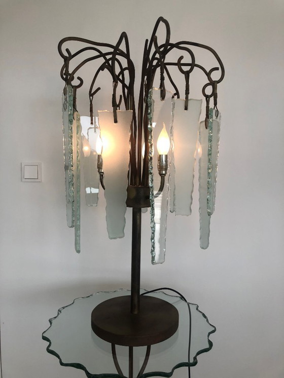 Image 1 of Brand van Egmond tafellamp Behind the frosted glass