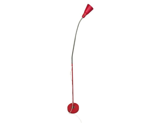 Ikea - Kvart model - design Marianne and Knut Hagberg - Sweden - 1990s, Floor lights, Metal, Plastic, Red (photo 2 of 9)